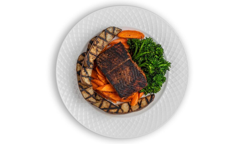 Blackened Salmon | MychewIQ prepared meals - wild, alaskan sockeye salmon